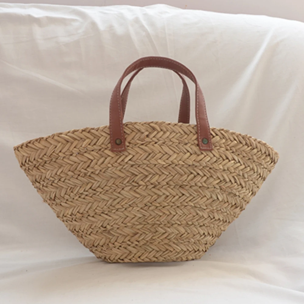 Tote Bag Beach - Bohemian Straw Rattan Bags for Women