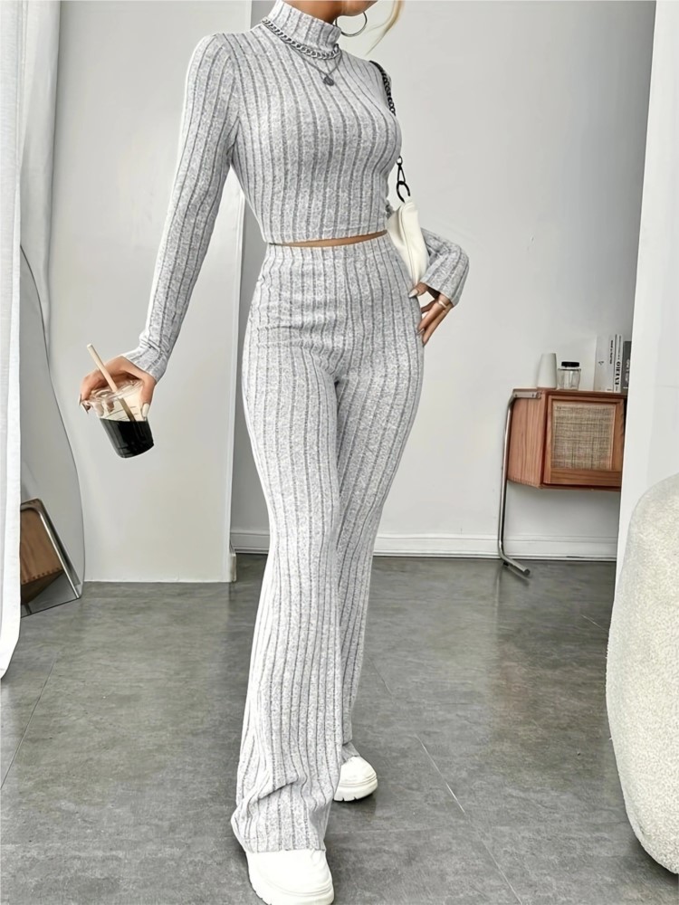Women's Matching Knitted 2 Pie - Crop Top Crochet 评论和价格