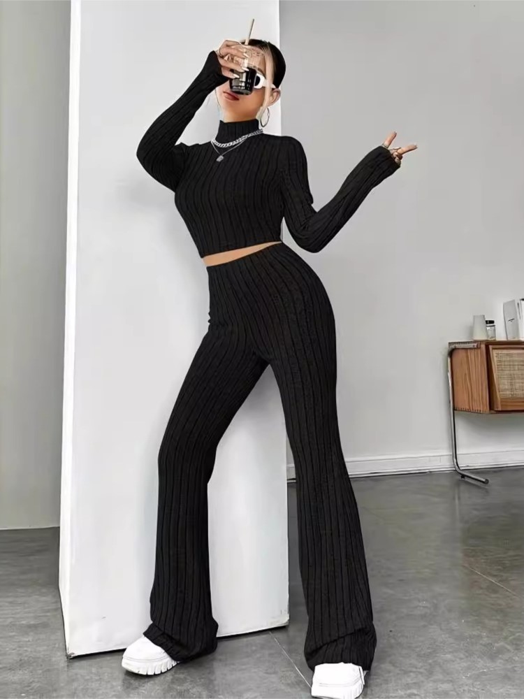 Women's Matching Knitted 2 Pie - Crop Top Crochet 评论和价格