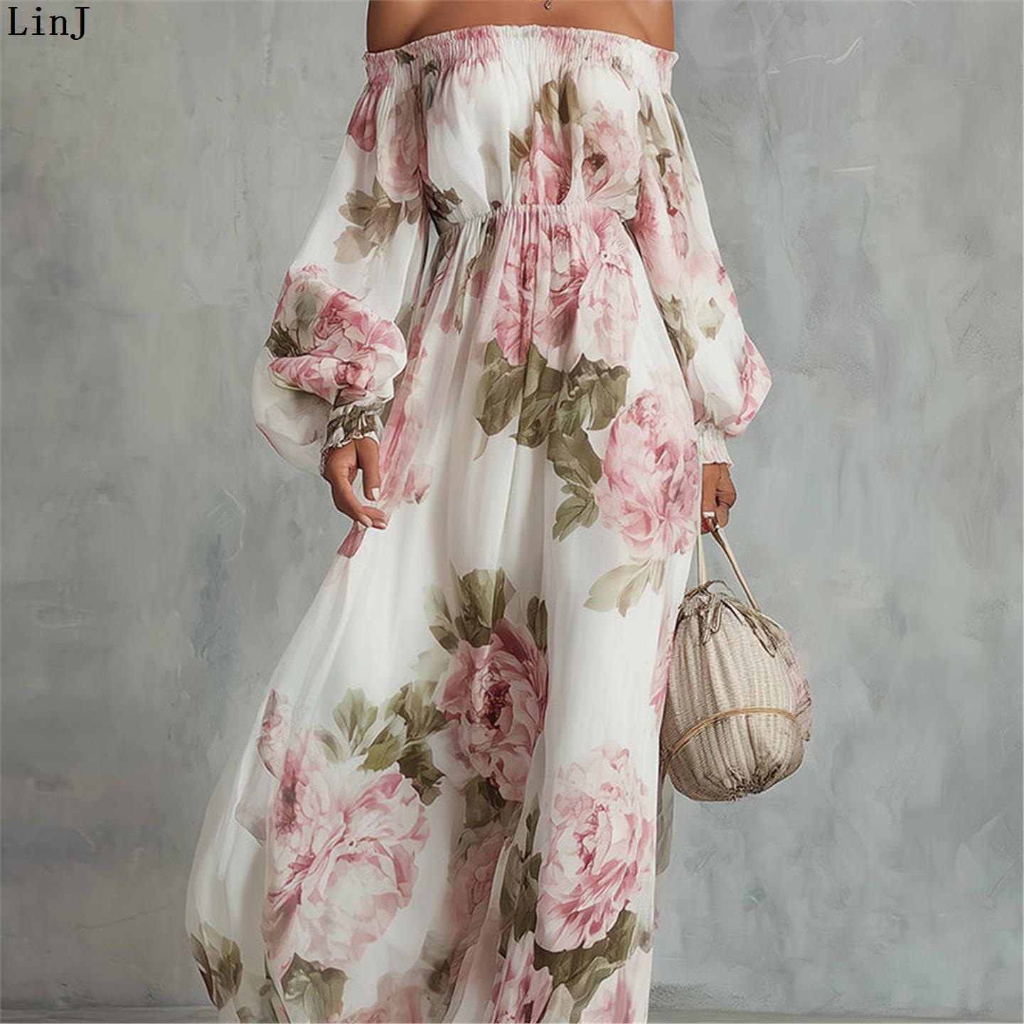 LinJ2026 Women's Holiday One-S - Midi Skirt Floral 评论和价格