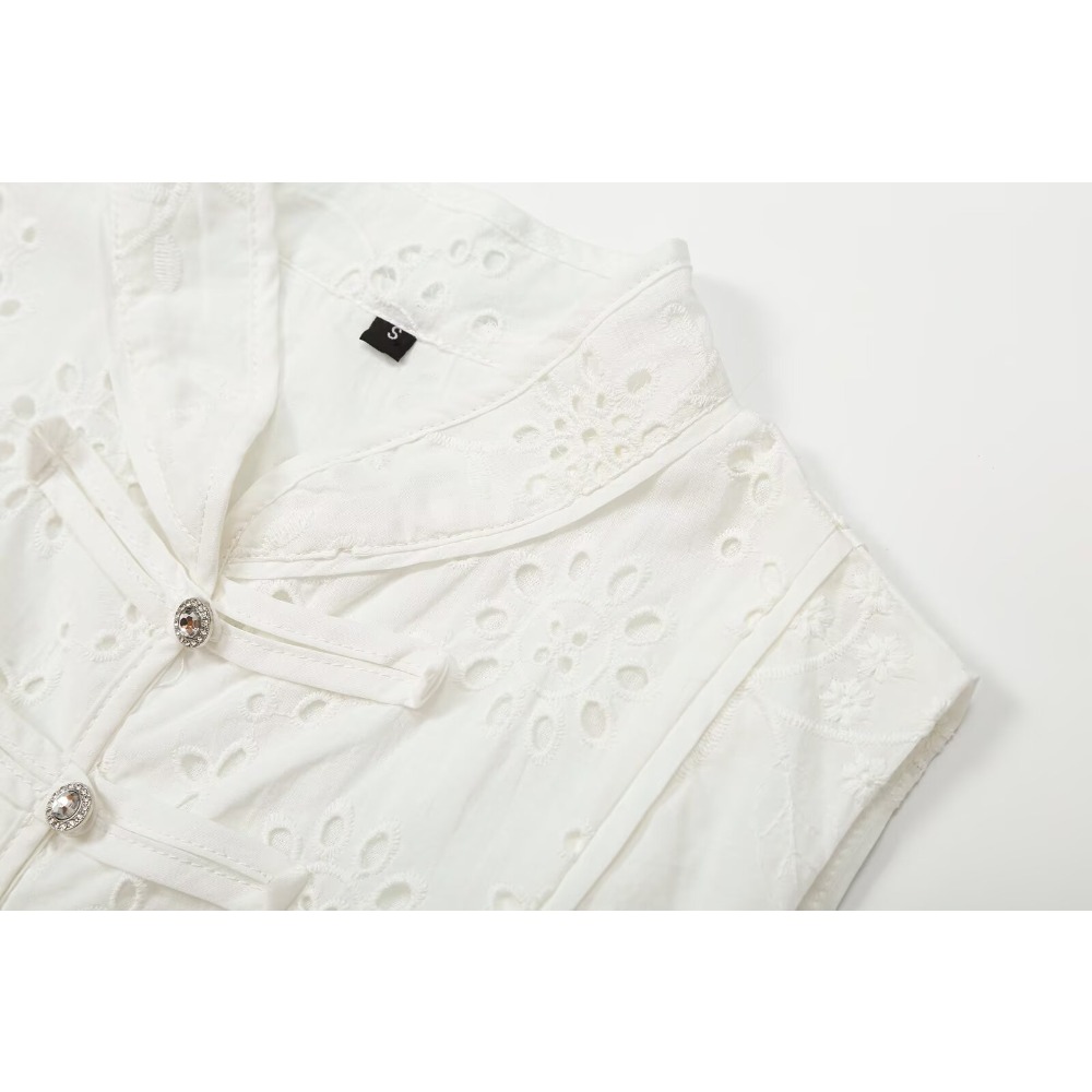 Women Embroidered Eyelet Skirt - Midi Skirt Floral 评论和价格