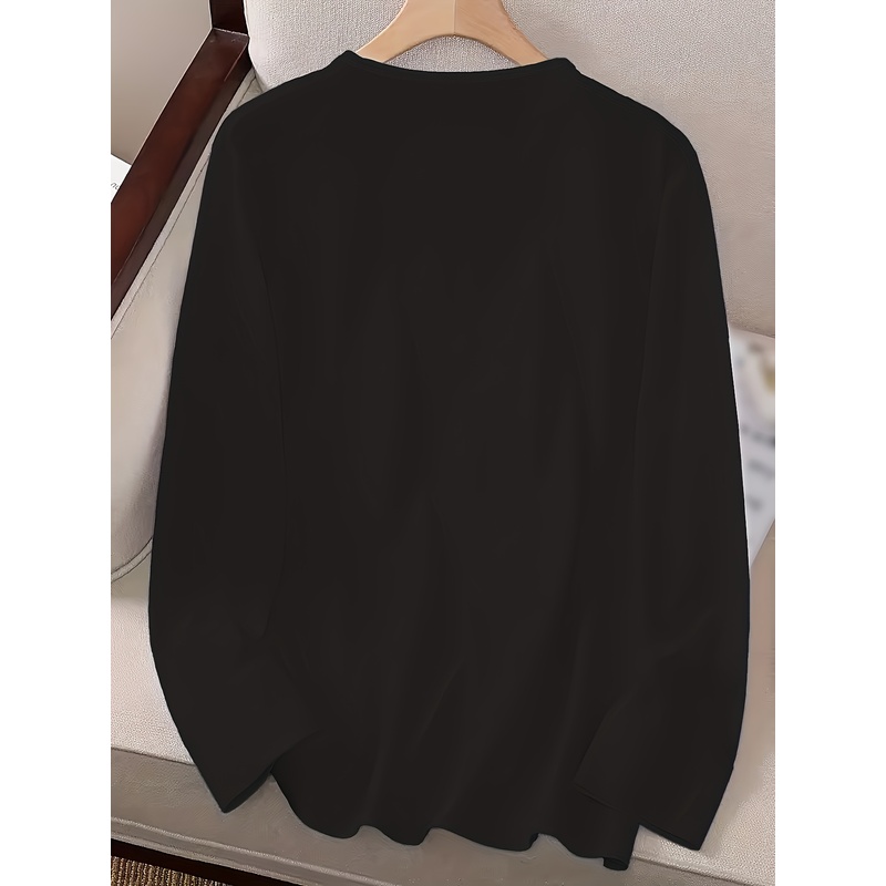 [ T-Shirt]  Oversized Long-Sle - Blouse Off Shoulder 评论和价格