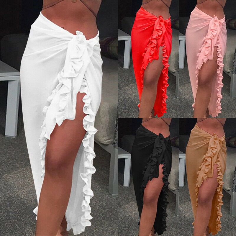 Women Sexy Sheer Bikini Cover  - Cover Up Kaftan 评论和价格